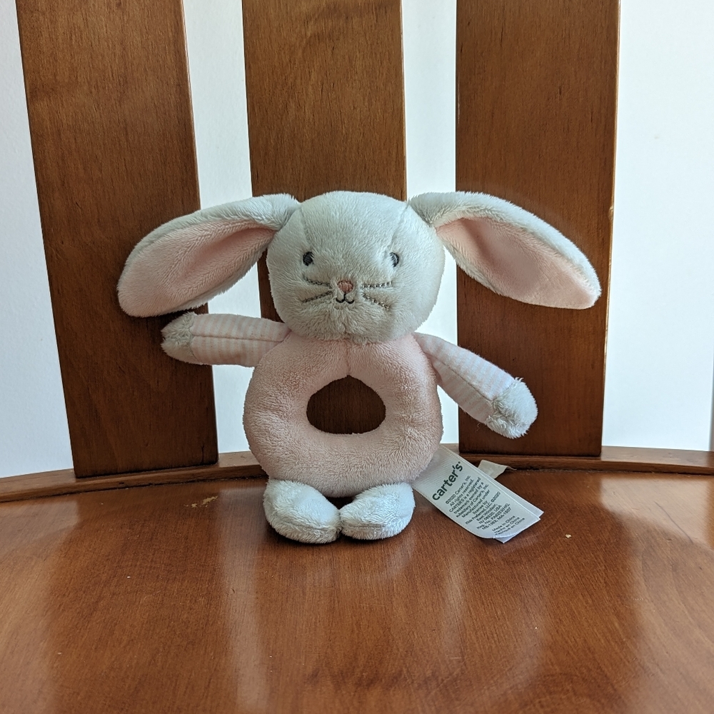 Carters bunny rattle